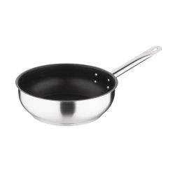 Vogue Non-stick Teflon Stainless Steel Platinum Plus Sauté Pan 240mm Vogue Non-stick Teflon Stainless Steel Platinum Plus Sauté Pan 240mm