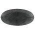 Churchill Studio Prints Agano Oval Chefs Plates Black 347 X 173mm (Pack Of 6)