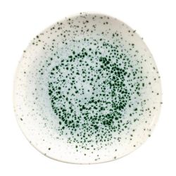 Churchill Studio Prints Mineral Green Centre Print Organic Round Plates 210mm (Pack Of 12)