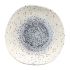 Churchill Studio Prints Mineral Blue Centre Organic Round Plates 264mm (Pack Of 12)