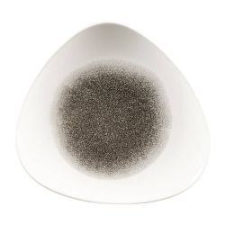 Churchill Studio Prints Raku Triangle Plates Quartz Black 229mm (Pack Of 12)
