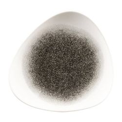 Churchill Studio Prints Raku Triangle Plates Quartz Black 192mm (Pack Of 12) Churchill Studio Prints Raku Triangle Plates Quartz Black 192mm (Pack Of 12)