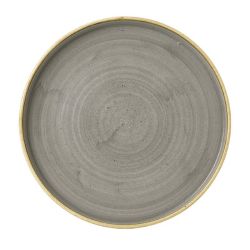 Churchill Stonecast Walled Chefs Plates Peppercorn Grey 260mm (Pack Of 6) Churchill Stonecast Walled Chefs Plates Peppercorn Grey 260mm (Pack Of 6)