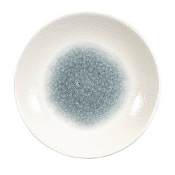 Churchill Isla Centre Print Deep Coupe Plates Topaz Blue 255mm (Pack Of 12)