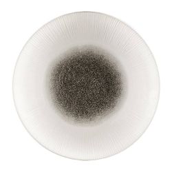 Churchill Bamboo Centre Print Deep Coupe Plates Quartz Black 281mm (Pack Of 12)