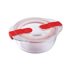 Pyrex Cook And Heat Round Dish With Lid 350ml