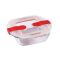 Pyrex Cook And Heat Square Dish With Lid 350ml