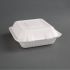 Fiesta Green Compostable Bagasse Hinged Food Containers 204mm (Pack Of 200)