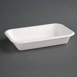 Fiesta Green Compostable Bagasse Food Trays 24oz (Pack Of 50) Fiesta Green Compostable Bagasse Food Trays 24oz (Pack Of 50)