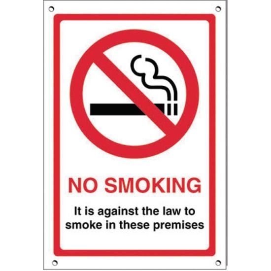 No Smoking Premises Sign URO G537 No Smoking Premises Sign URO G537