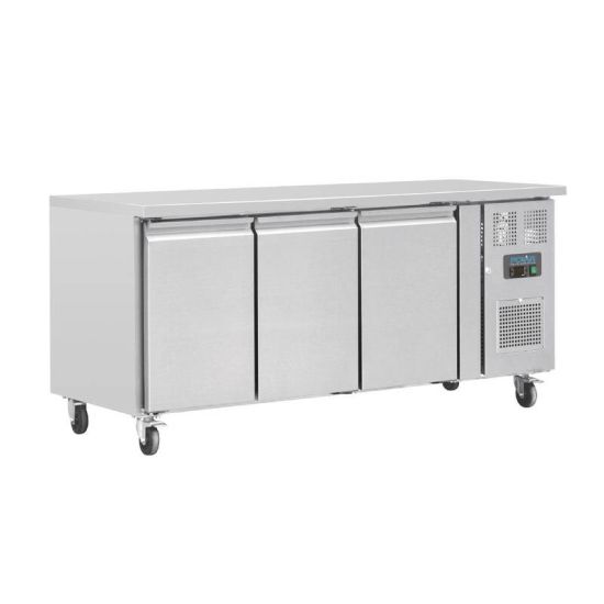 Polar 3 Door Counter Fridge 417 Ltr URO G597 Polar 3 Door Counter Fridge 417 Ltr URO G597