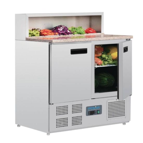 Polar Refrigerated Pizza Prep Counter 288Ltr URO G603 Polar Refrigerated Pizza Prep Counter 288Ltr URO G603