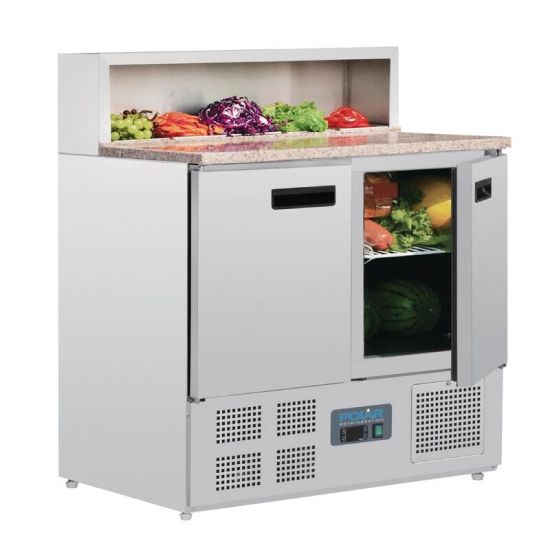 Polar Refrigerated Pizza Prep Counter 288Ltr URO G603