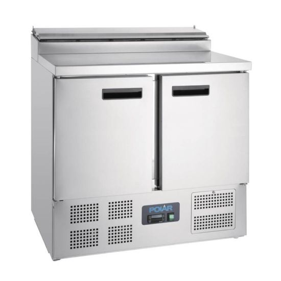 Polar Refrigerated Pizza And Salad Prep Counter 254Ltr URO G604 Polar Refrigerated Pizza And Salad Prep Counter 254Ltr URO G604