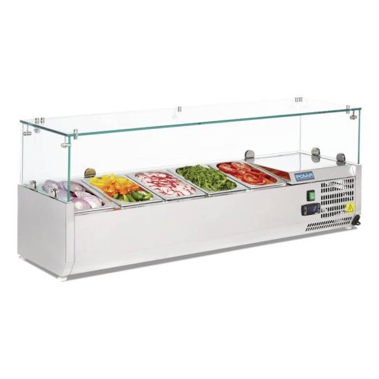 Polar Refrigerated Countertop Servery Prep Unit 5x 1/4GN URO G608