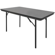 Bolero ABS Rectangular Folding Table Grey 4ft