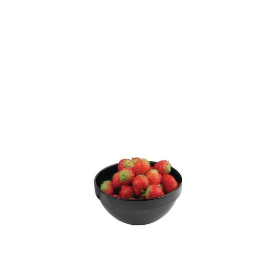 APS Frames Black 0.5Ltr Melamine Bowl URO GC933