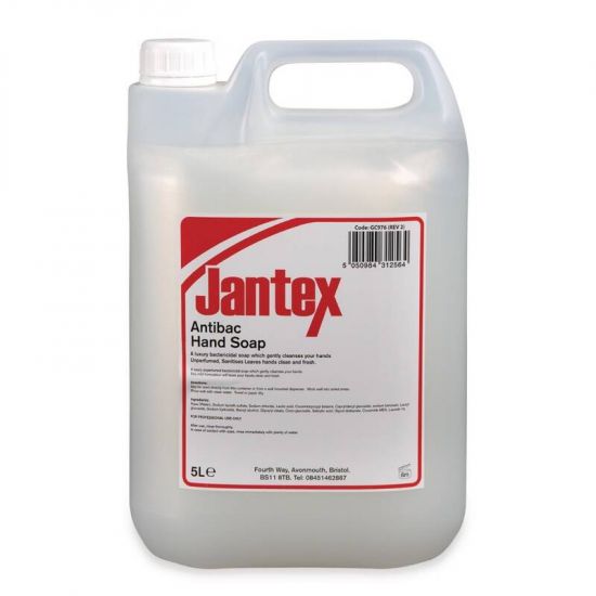Jantex Anti Bacterial Hand Soap 5Ltr URO GC976