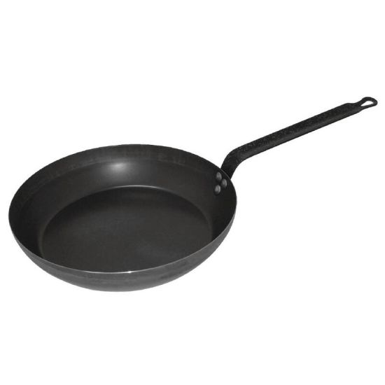 Vogue Black Iron Induction Frying Pan 305mm URO GD006