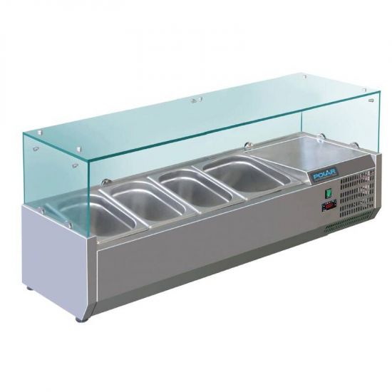 Polar Refrigerated Servery Topper 4 GN URO GD875