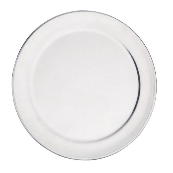 Vogue Aluminium Pizza Tray Wide Rim 10in URO GE197 Vogue Aluminium Pizza Tray Wide Rim 10in URO GE197