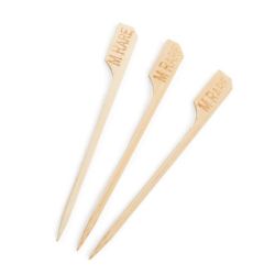 Biodegradable Bamboo Steak Markers Medium Rare (Pack Of 100)