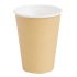 Fiesta Disposable Coffee Cups Single Wall Kraft 340ml / 12oz (Pack Of 50)