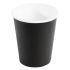 Fiesta Disposable Coffee Cups Single Wall Black 225ml / 8oz (Pack Of 1000)