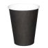 Fiesta Disposable Coffee Cups Single Wall Black 340ml / 12oz (Pack Of 50)