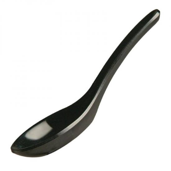 APS Hong Kong Oriental Melamine Spoon Black URO GF068