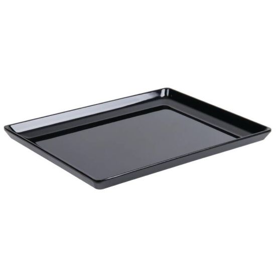 APS Float Black Melamine Tray GN 1/2 URO GF077 APS Float Black Melamine Tray GN 1/2 URO GF077