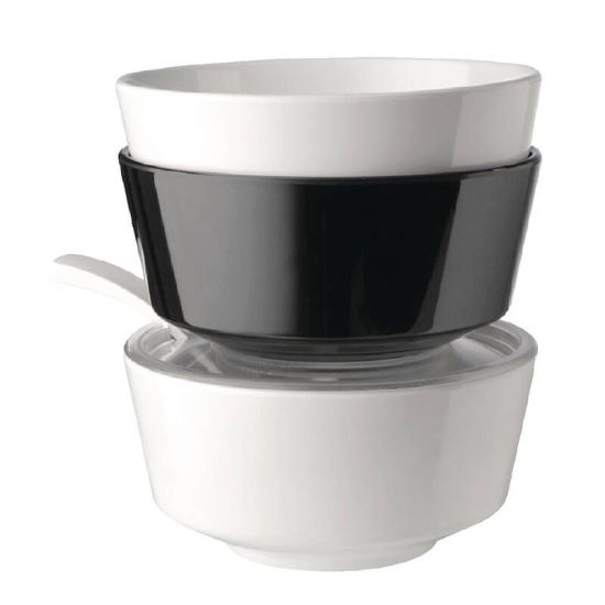 APS Float Black Round Bowl 8in URO GF089 APS Float Black Round Bowl 8in URO GF089