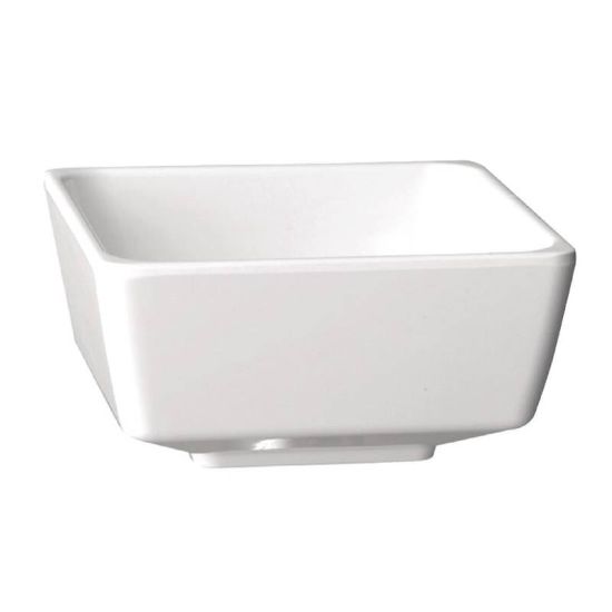 APS Float White Square Bowl 5in URO GF094