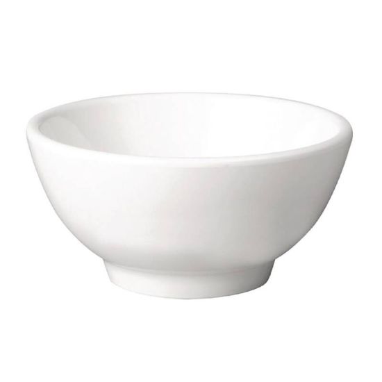 APS Pure Melamine White Round Bowl 130mm URO GF144 APS Pure Melamine White Round Bowl 130mm URO GF144