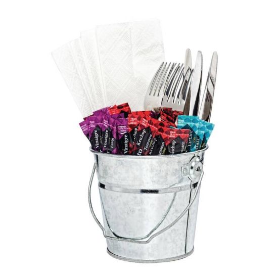 Olympia Mini Chip Bucket With Handle 135mm URO GF247 Olympia Mini Chip Bucket With Handle 135mm URO GF247