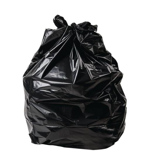 Jantex Black Bin Liners Pack Of 500 URO GF278 Jantex Black Bin Liners Pack Of 500 URO GF278