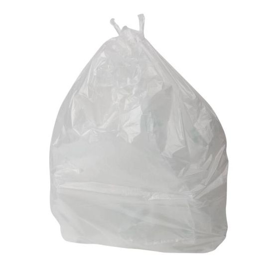 Jantex Pedal Bin Liners White Pack Of 1000 URO GF279