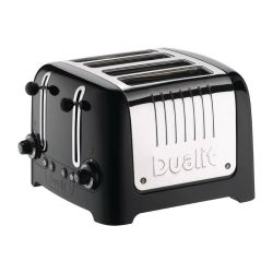 Dualit 4 Slice Lite Toaster Black 46205 Dualit 4 Slice Lite Toaster Black 46205