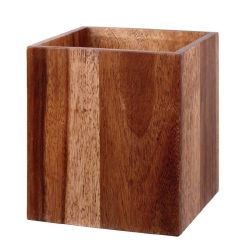 Churchill Buffet Large Wooden Cubes (Pack Of 2) Churchill Buffet Large Wooden Cubes (Pack Of 2)