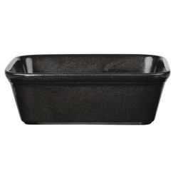 Churchill Cookware Black Rectangular Dishes 160x 120mm (Pack Of 12)