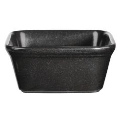 Churchill Cookware Black Square Pie Dishes 120x 120mm (Pack Of 12)