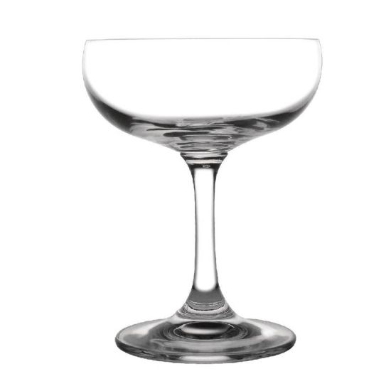 Olympia Bar Collection Crystal Champagne Saucers 200ml Box of 6 URO GF732 Olympia Bar Collection Crystal Champagne Saucers 200ml Box of 6 URO GF732