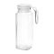 Olympia Ribbed Glass Jugs 1Ltr (Pack of 6)