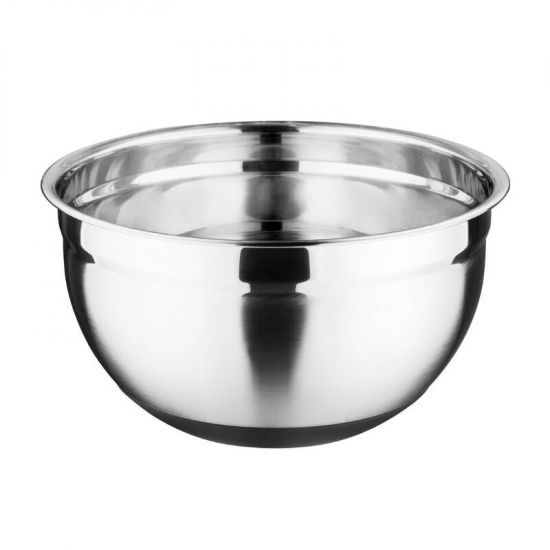 Vogue Stainless Steel Bowl With Silicone Base 5Ltr URO GG022