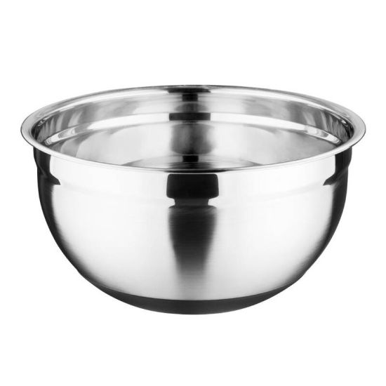 Vogue Stainless Steel Bowl With Silicone Base 8Ltr URO GG023