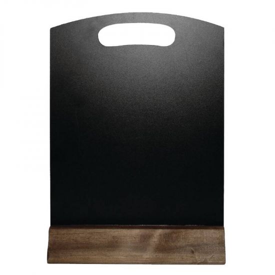 Olympia Wooden Table Top Blackboard 315 X 212mm URO GG111