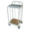 Craven Steel Single Tier Cutlery And Tray Dispense Trolley
