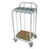 Craven Steel Single Tier Cutlery And Tray Dispense Trolley