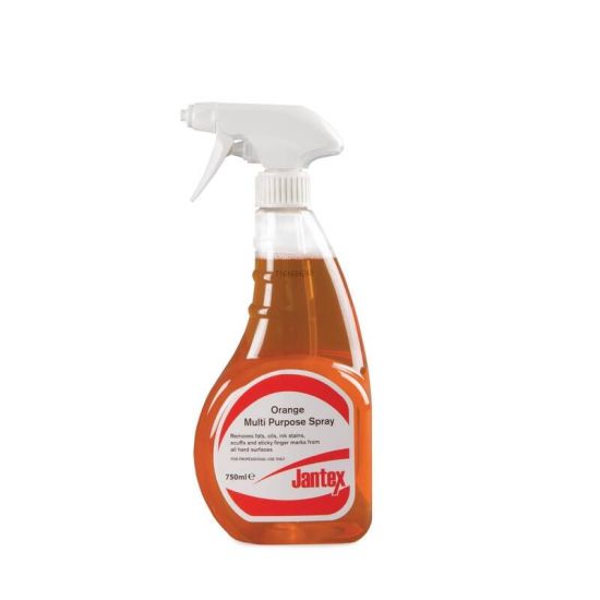 Jantex Multi Purpose Orange Based Citrus Cleaner And Degreaser 750ml URO GG184 Jantex Multi Purpose Orange Based Citrus Cleaner And Degreaser 750ml URO GG184
