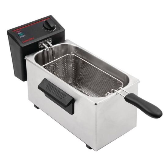 Caterlite Light Duty Single Tank Countertop Fryer 3.5Ltr URO GG198 Caterlite Light Duty Single Tank Countertop Fryer 3.5Ltr URO GG198